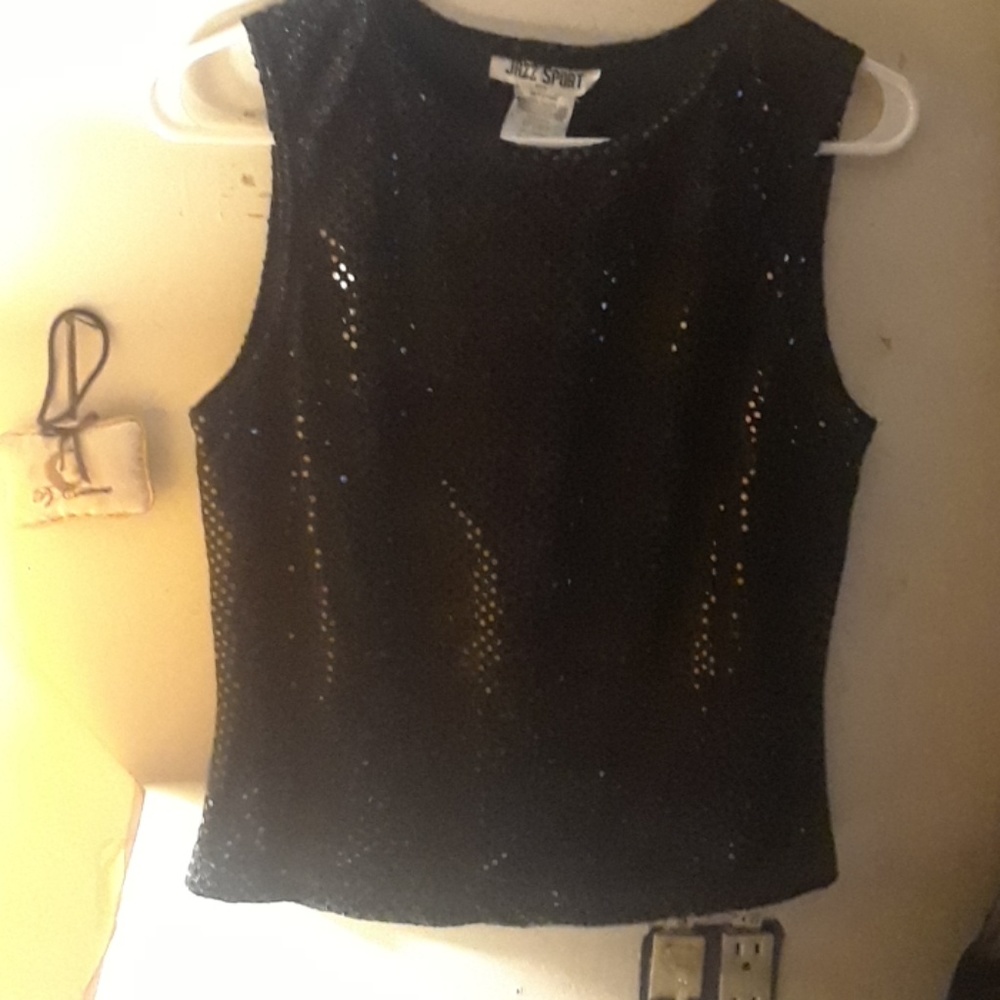 Black sequence top - Picture 4 of 4